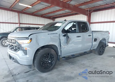 2024 Chevrolet Silverado 1500 2Wd Standard Bed Custom из США, поврежденный, VIN 1GCRABEK4RZ340383